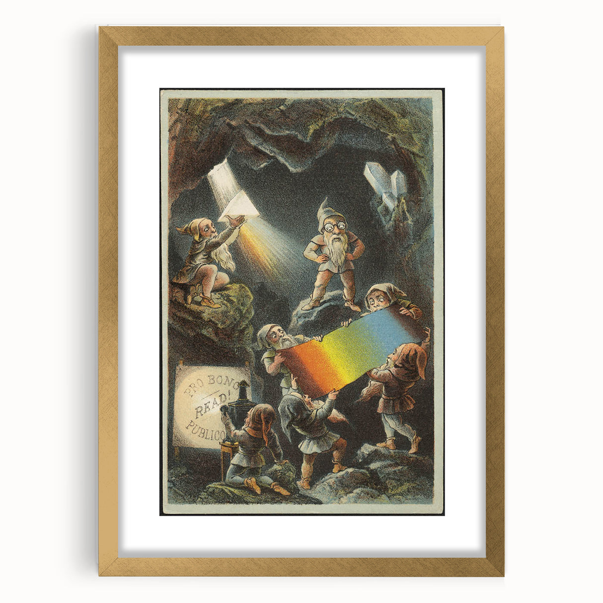 Vintage Travel Poster – Retro Fantasy Adventure Art Print