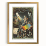 Vintage Travel Poster – Retro Fantasy Adventure Art Print