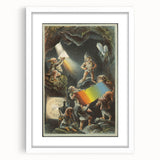 Vintage Travel Poster – Retro Fantasy Adventure Art Print