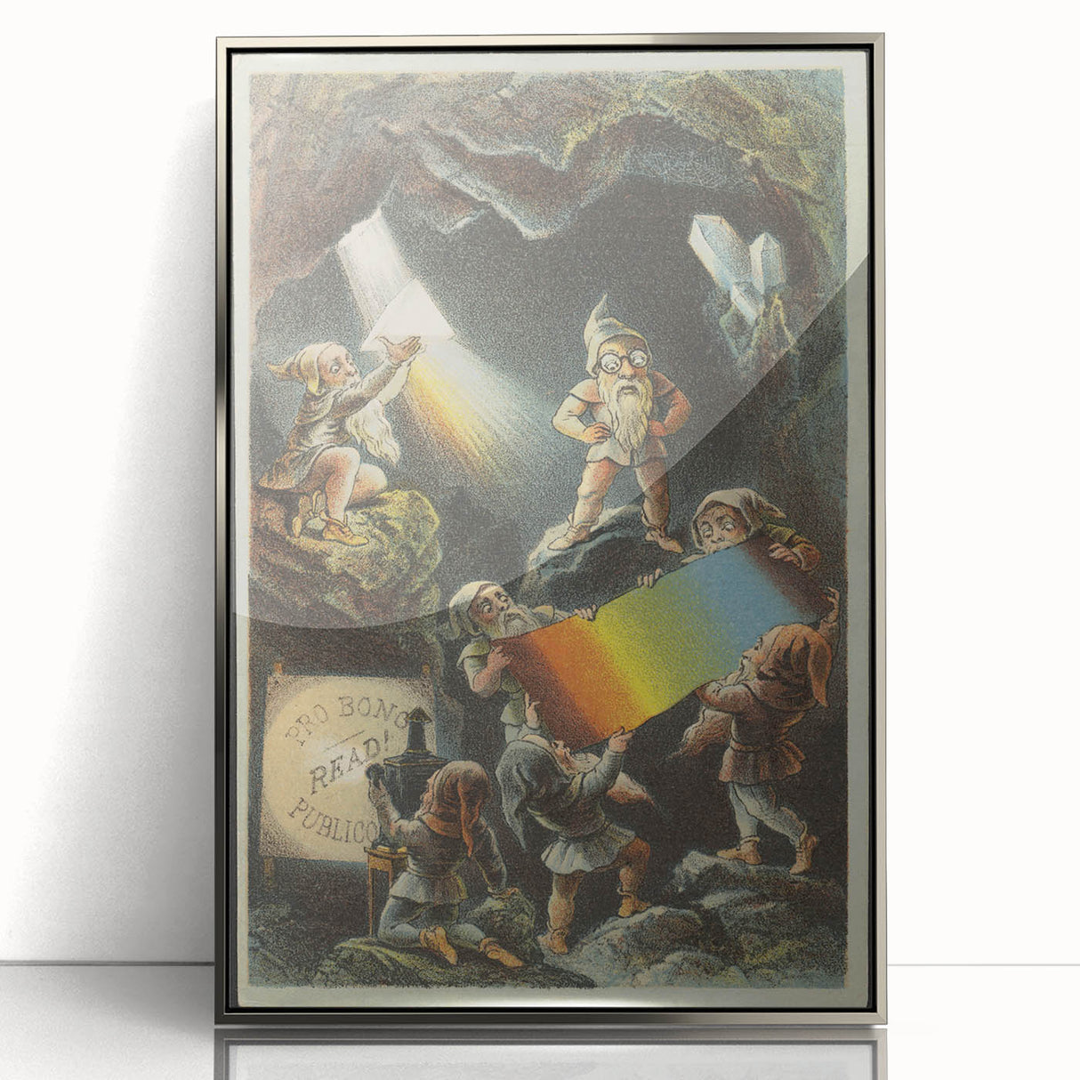 Vintage Travel Poster – Retro Fantasy Adventure Art Print