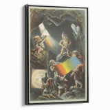 Vintage Travel Poster – Retro Fantasy Adventure Art Print