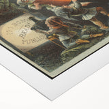 Vintage Travel Poster – Retro Fantasy Adventure Art Print