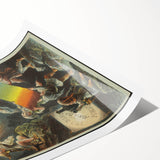 Vintage Travel Poster – Retro Fantasy Adventure Art Print