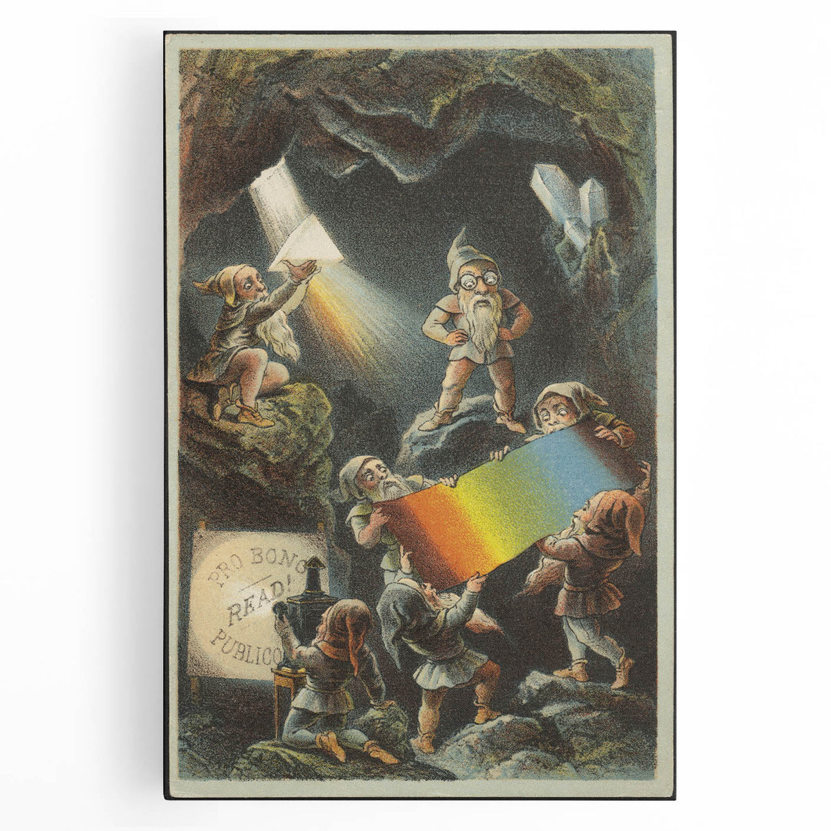 Vintage Travel Poster – Retro Fantasy Adventure Art Print