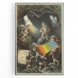 Vintage Travel Poster – Retro Fantasy Adventure Art Print