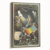 Vintage Travel Poster – Retro Fantasy Adventure Art Print