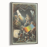 Vintage Travel Poster – Retro Fantasy Adventure Art Print