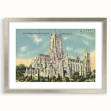 St. John Cathedral Poster – Vintage New York City Travel Art