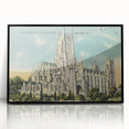 St. John Cathedral Poster – Vintage New York City Travel Art