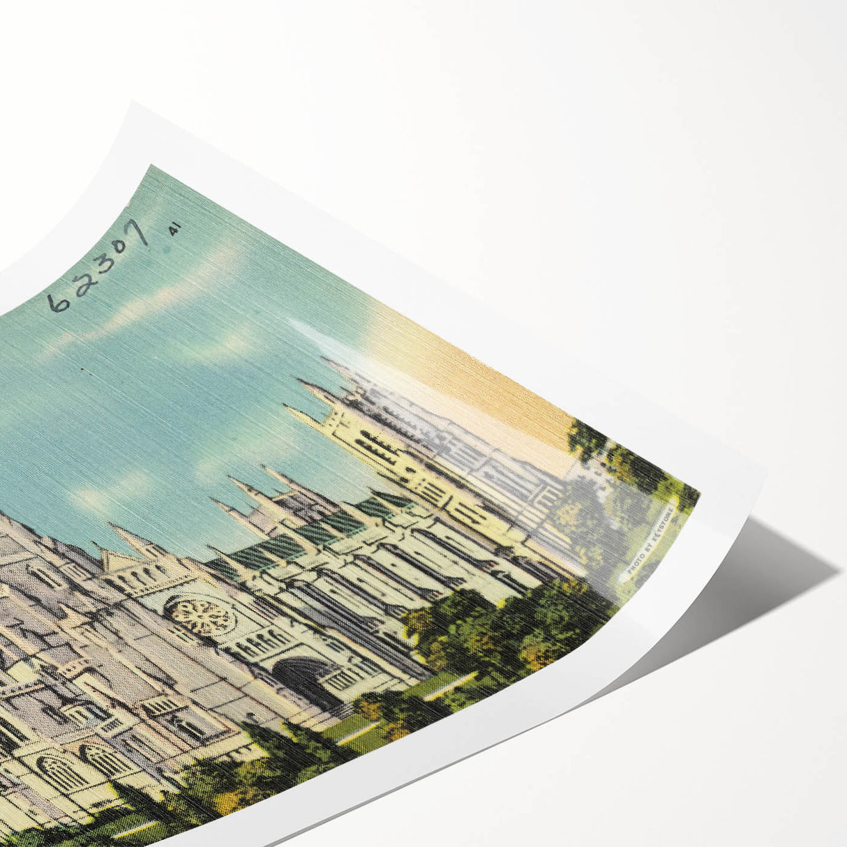 St. John Cathedral Poster – Vintage New York City Travel Art