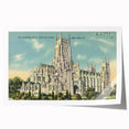 St. John Cathedral Poster – Vintage New York City Travel Art