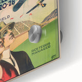 Vintage Aviation Poster – Retro Flight Meet Art Print