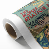 Vintage Aviation Poster – Retro Flight Meet Art Print