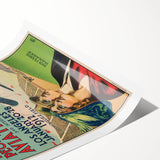 Vintage Aviation Poster – Retro Flight Meet Art Print