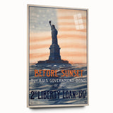 Statue of Liberty Vintage Poster – 2nd Liberty Loan Art Print
