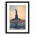 Statue of Liberty Vintage Poster – 2nd Liberty Loan Art Print