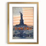 Statue of Liberty Vintage Poster – 2nd Liberty Loan Art Print