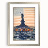 Statue of Liberty Vintage Poster – 2nd Liberty Loan Art Print