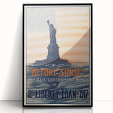 Statue of Liberty Vintage Poster – 2nd Liberty Loan Art Print