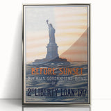 Statue of Liberty Vintage Poster – 2nd Liberty Loan Art Print