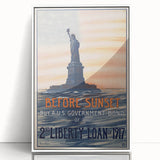 Statue of Liberty Vintage Poster – 2nd Liberty Loan Art Print