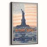 Statue of Liberty Vintage Poster – 2nd Liberty Loan Art Print