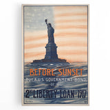 Statue of Liberty Vintage Poster – 2nd Liberty Loan Art Print