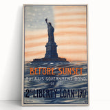 Statue of Liberty Vintage Poster – 2nd Liberty Loan Art Print