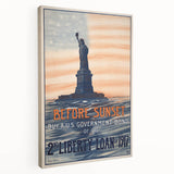 Statue of Liberty Vintage Poster – 2nd Liberty Loan Art Print