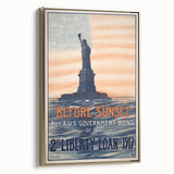 Statue of Liberty Vintage Poster – 2nd Liberty Loan Art Print