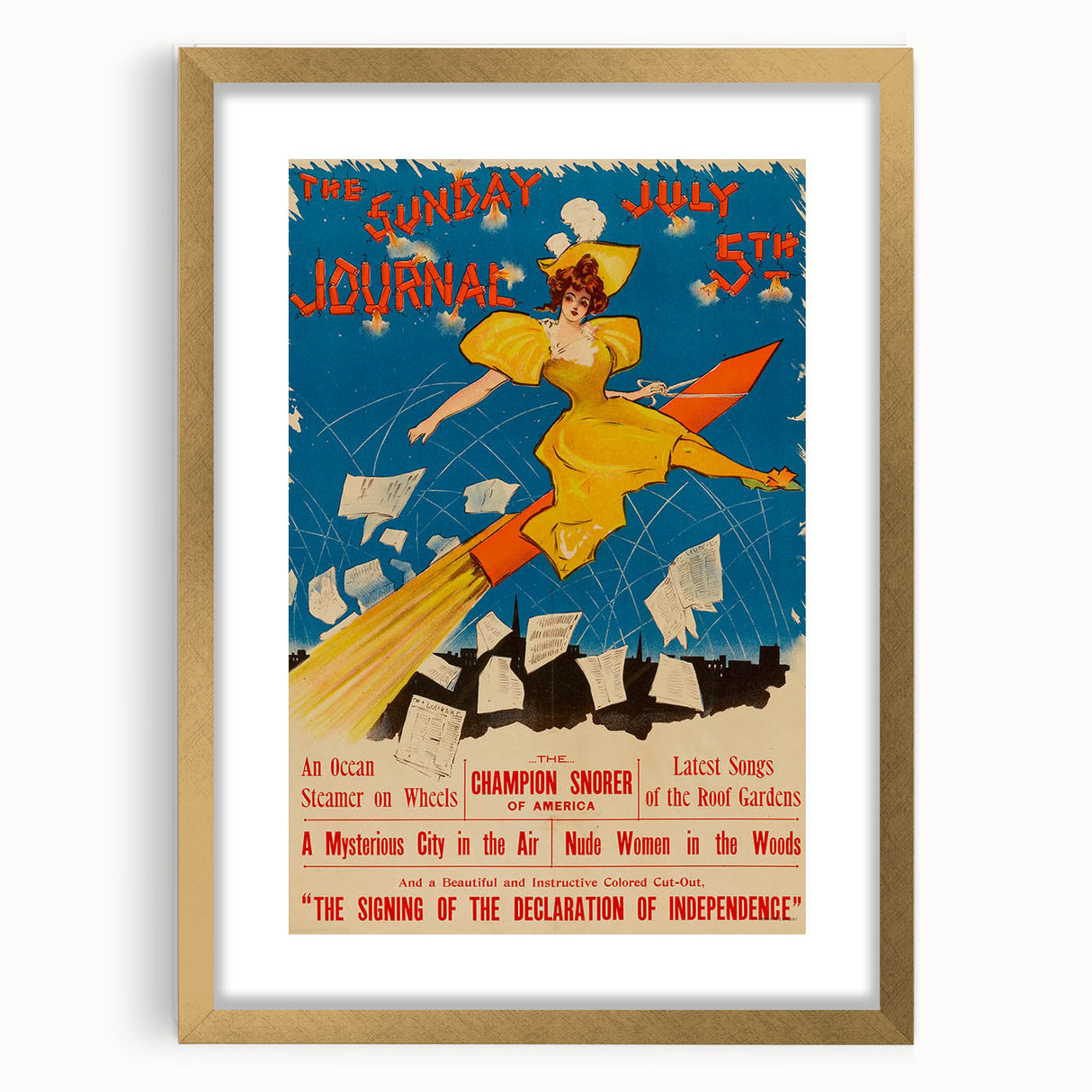 Vintage Advertising Poster – Quirky Retro Art Print