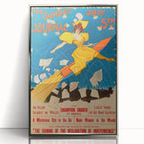 Vintage Advertising Poster – Quirky Retro Art Print