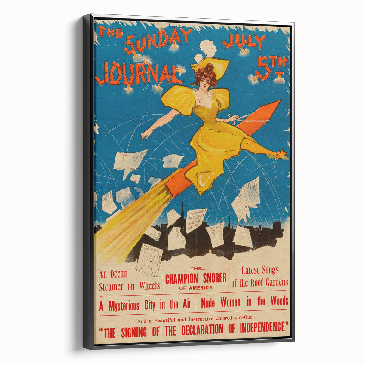 Vintage Advertising Poster – Quirky Retro Art Print