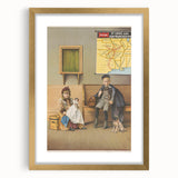 Vintage Railroad Poster – St. Louis & San Francisco R.R. Art