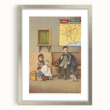 Vintage Railroad Poster – St. Louis & San Francisco R.R. Art