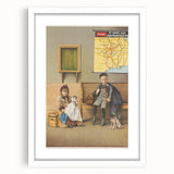 Vintage Railroad Poster – St. Louis & San Francisco R.R. Art