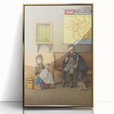 Vintage Railroad Poster – St. Louis & San Francisco R.R. Art