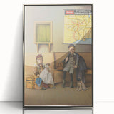 Vintage Railroad Poster – St. Louis & San Francisco R.R. Art