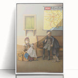 Vintage Railroad Poster – St. Louis & San Francisco R.R. Art