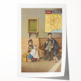 Vintage Railroad Poster – St. Louis & San Francisco R.R. Art