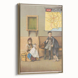 Vintage Railroad Poster – St. Louis & San Francisco R.R. Art