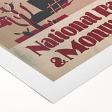 Pueblos of the Southwest Vintage Travel Poster – National Parks Art