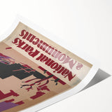 Pueblos of the Southwest Vintage Travel Poster – National Parks Art