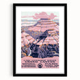 Grand Canyon Vintage Travel Poster - Classic Retro Wall Art