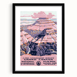 Grand Canyon Vintage Travel Poster - Classic Retro Wall Art