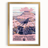 Grand Canyon Vintage Travel Poster - Classic Retro Wall Art
