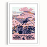 Grand Canyon Vintage Travel Poster - Classic Retro Wall Art