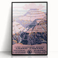 Grand Canyon Vintage Travel Poster - Classic Retro Wall Art
