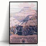 Grand Canyon Vintage Travel Poster - Classic Retro Wall Art