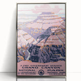 Grand Canyon Vintage Travel Poster - Classic Retro Wall Art